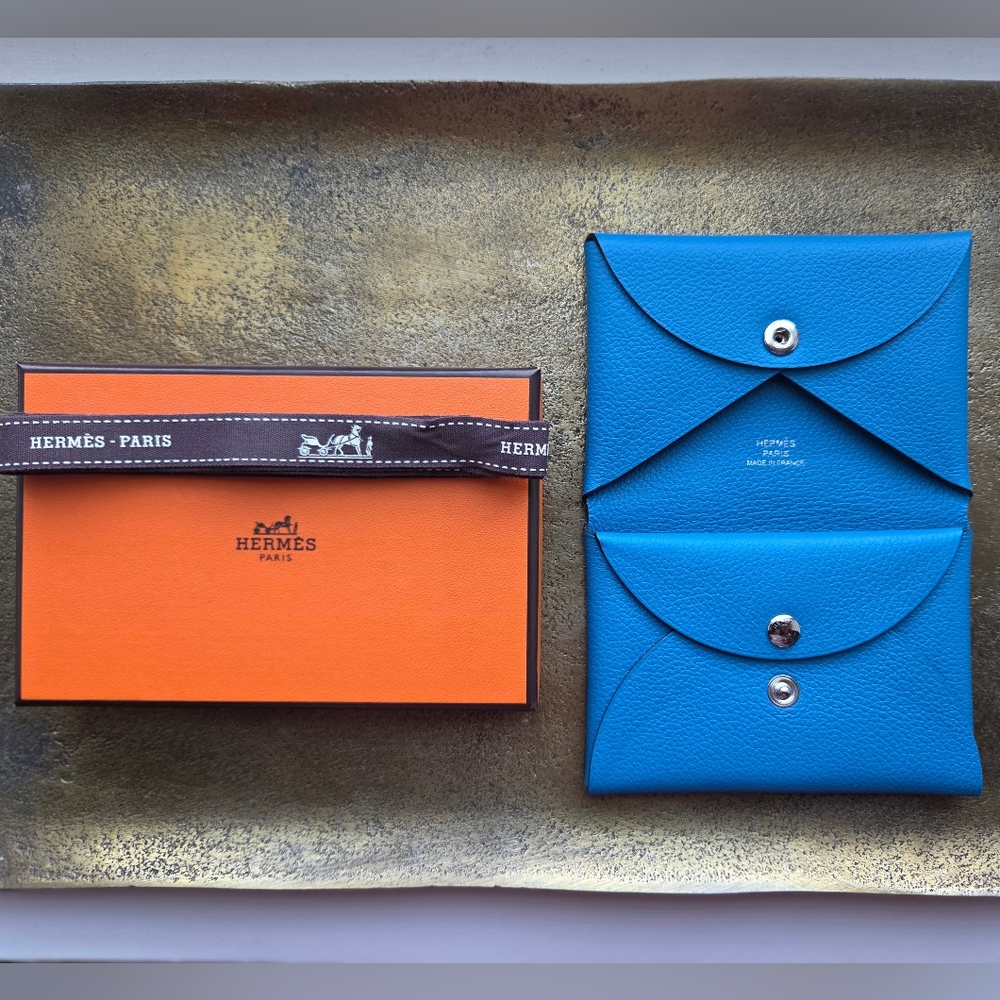 Hermès Calvi Duo compact cardholder - Picture 2 of 10